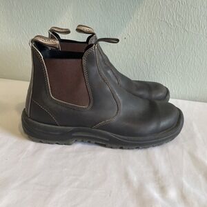 Blundstone #490 Work Series Chelsea Boots -Stout Brown AUS10/US11